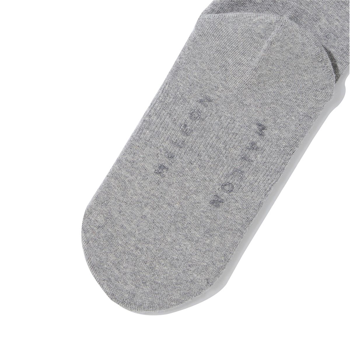 말본 골프(MALBON GOLF) 여성 언발란스 로고 니삭스 GRAY (WOMAN)