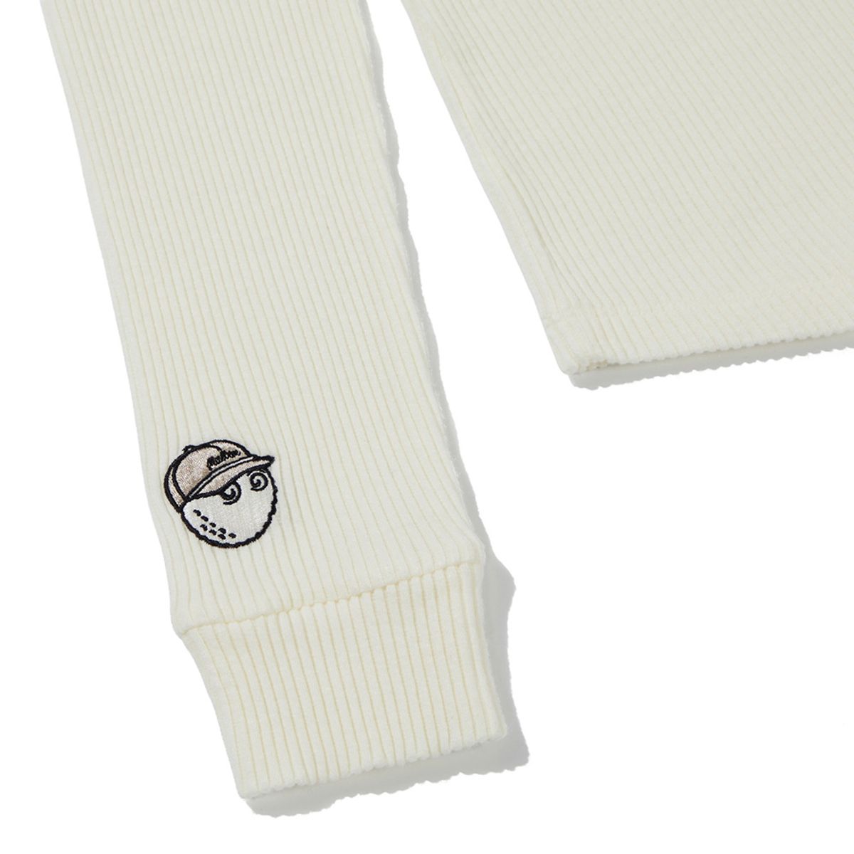 말본 골프(MALBON GOLF) 여성 후드 이너 티셔츠 IVORY (WOMAN)