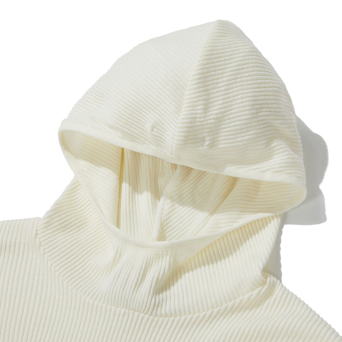 말본 골프(MALBON GOLF) 여성 후드 이너 티셔츠 IVORY (WOMAN)
