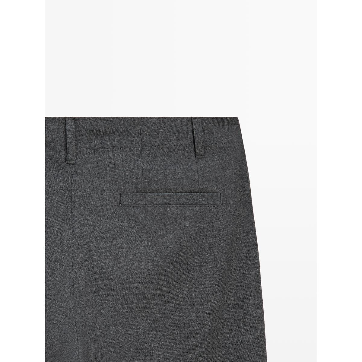 마시모두띠(MASSIMO DUTTI) 스트럭처드 쿨 울 팬츠