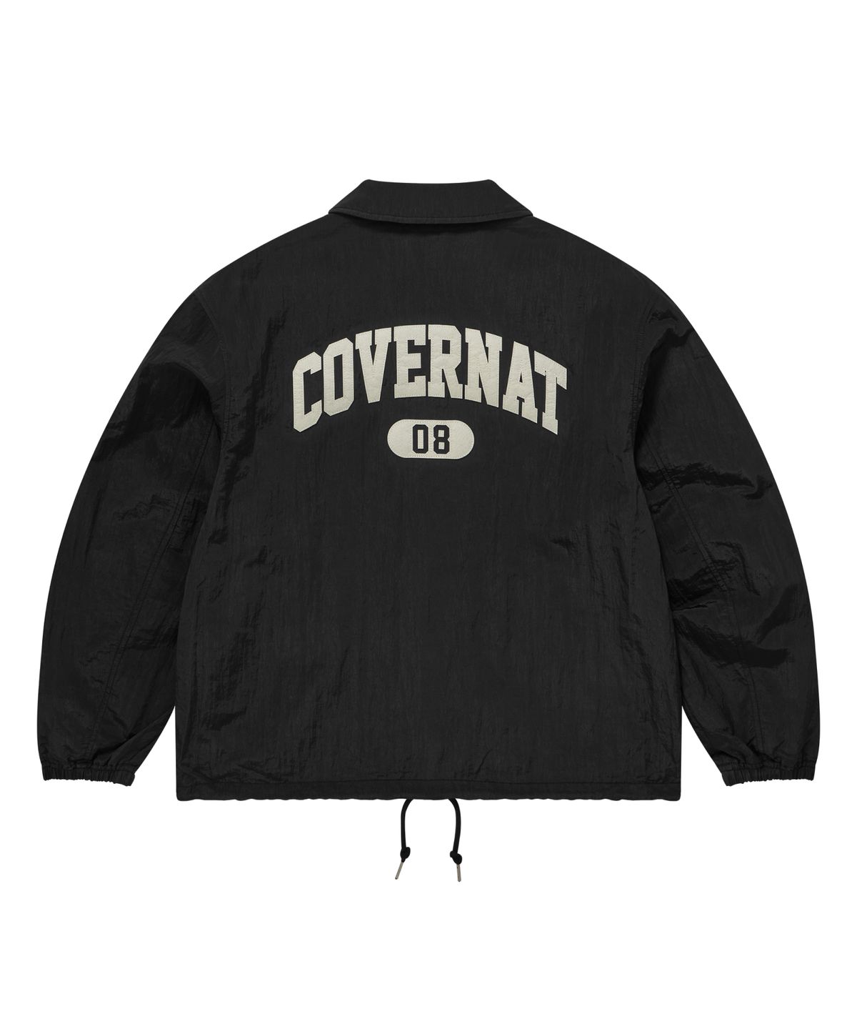 커버낫(COVERNAT) C 로고 코치 자켓 블랙