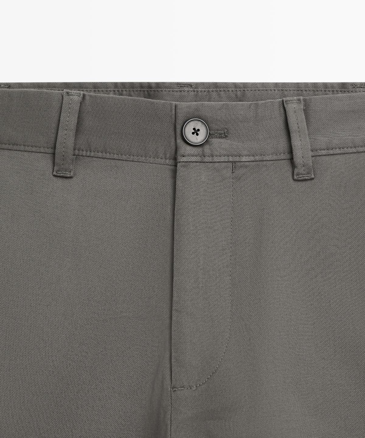 마시모두띠(MASSIMO DUTTI) 코튼 블렌드 슬림핏 팬츠