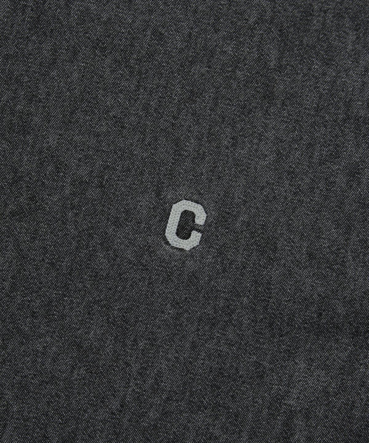 커버낫(COVERNAT) C 로고 데님 셔츠 그레이