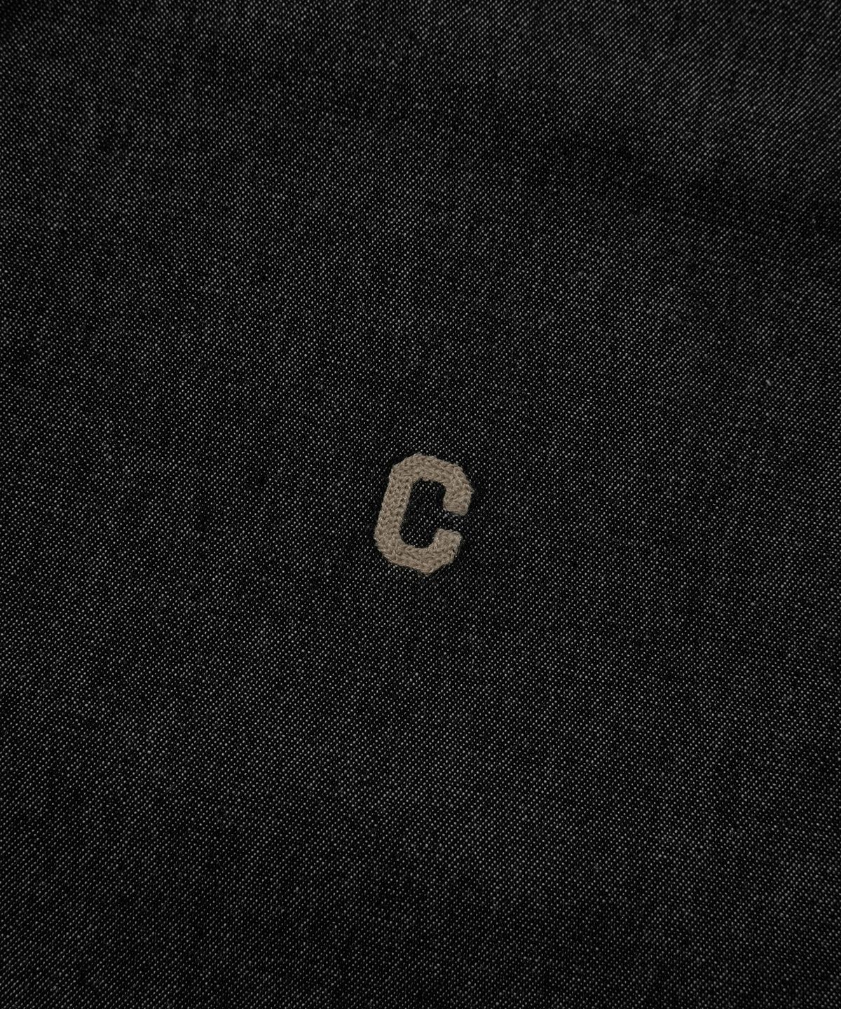 커버낫(COVERNAT) C 로고 데님 셔츠 블랙