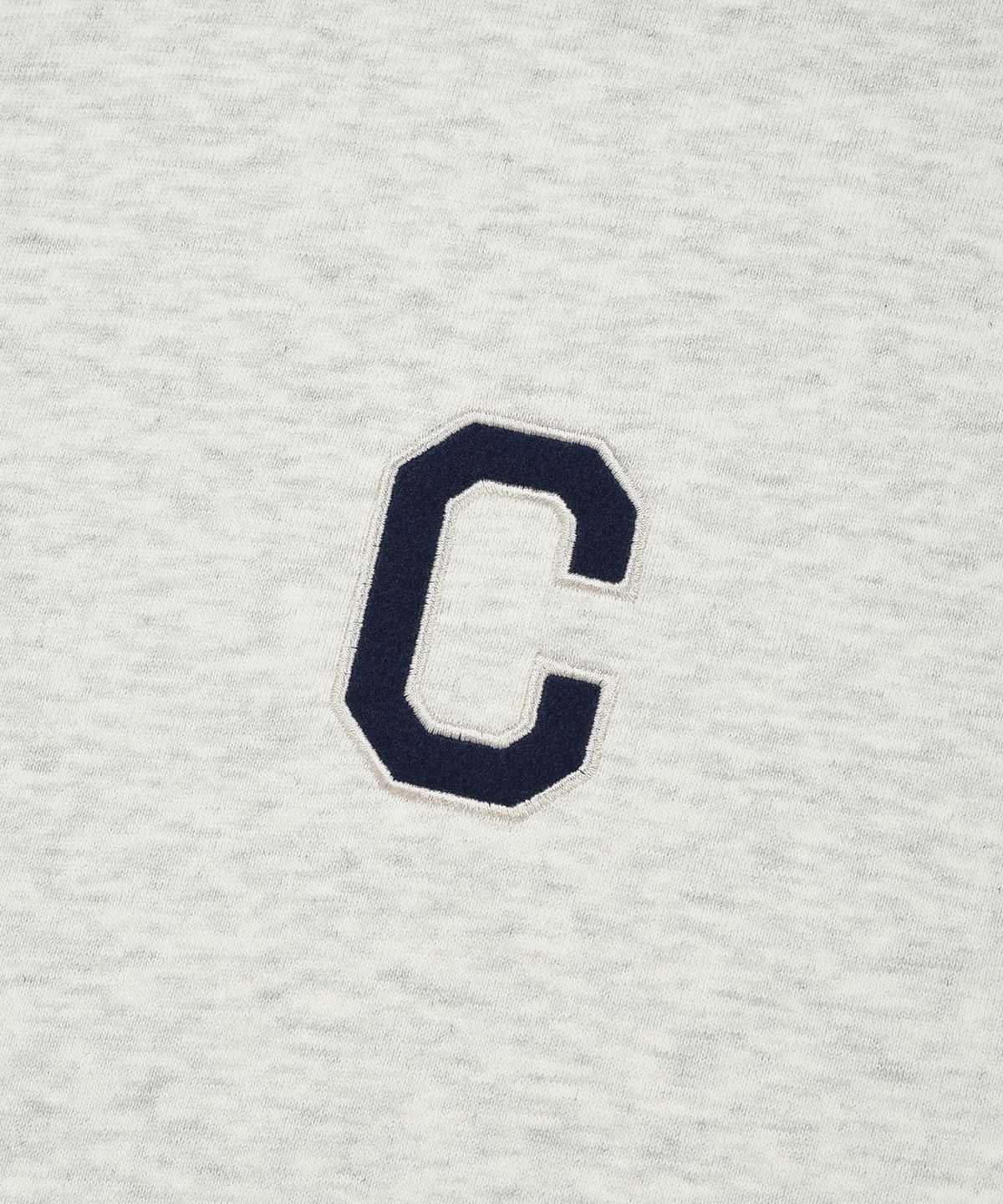 커버낫(COVERNAT) C 로고 맨투맨 헤더 그레이