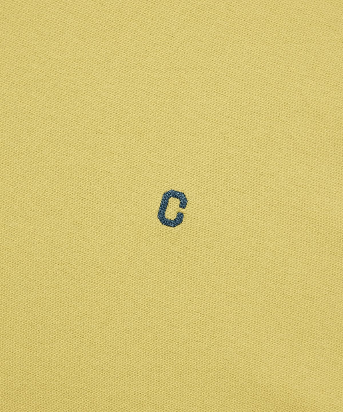 커버낫(COVERNAT) 스몰 C 로고 티셔츠 옐로우
