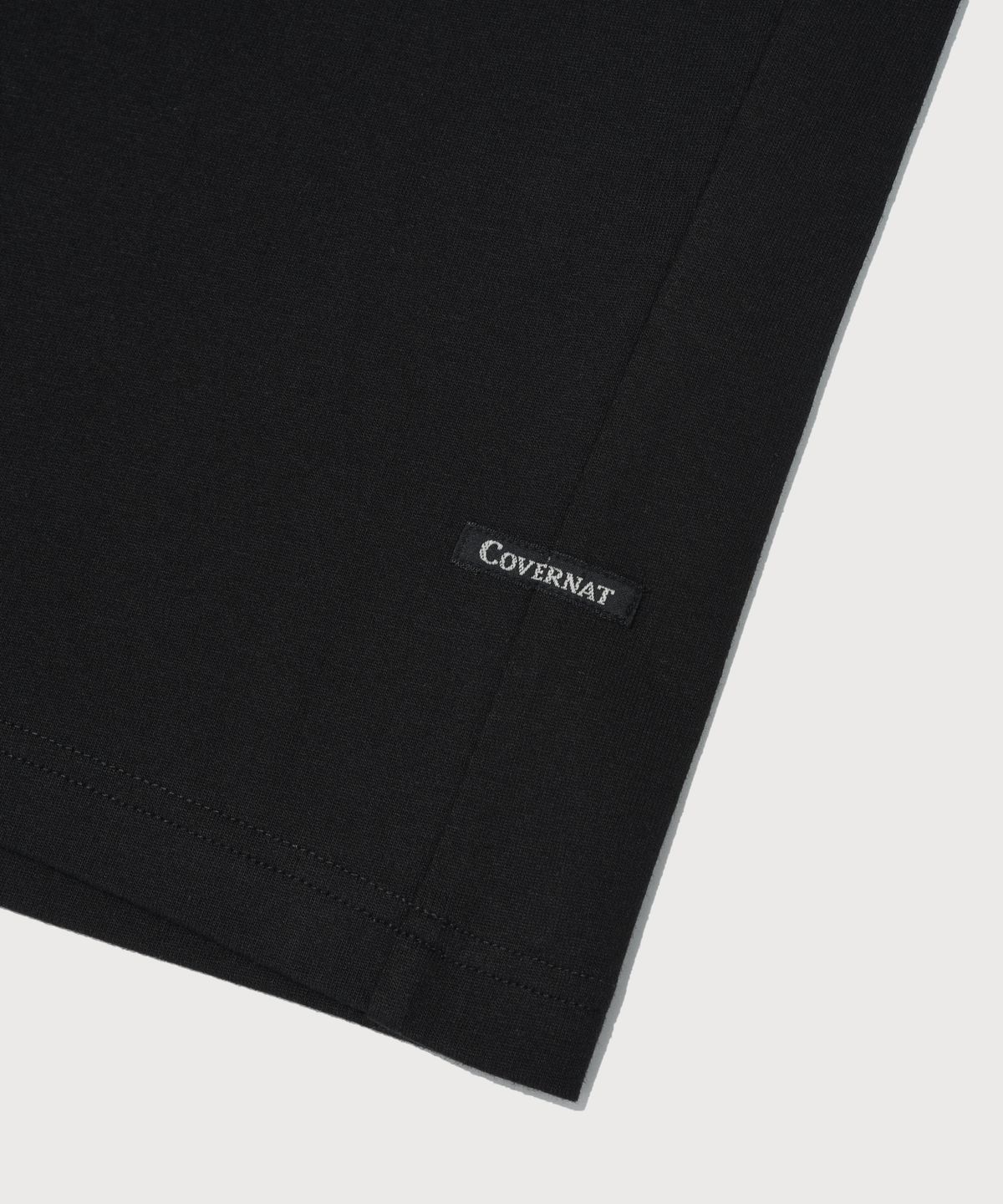 커버낫(COVERNAT) 스몰 C 로고 티셔츠 블랙