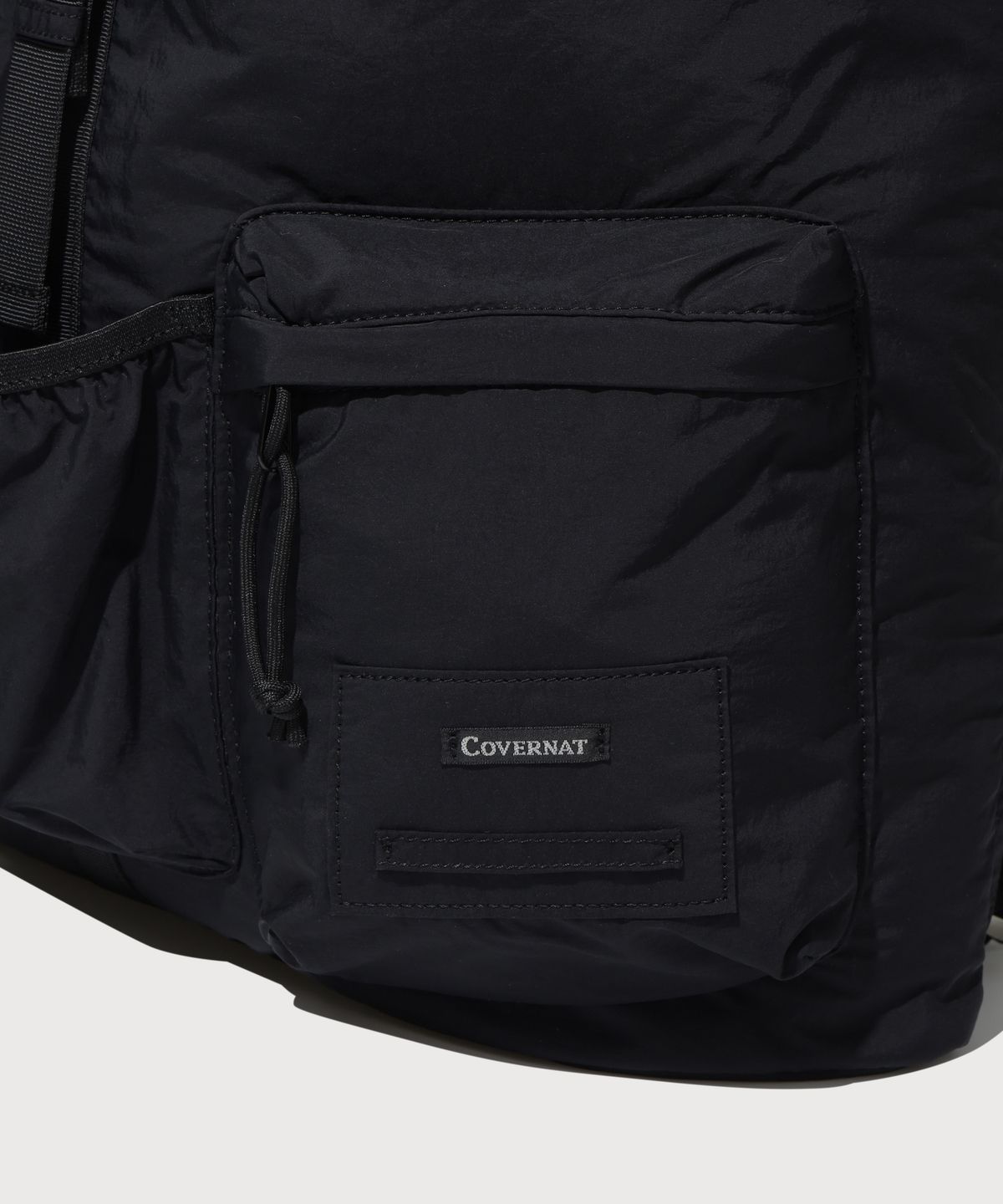 커버낫(COVERNAT) 플랩 데일리 백팩 블랙