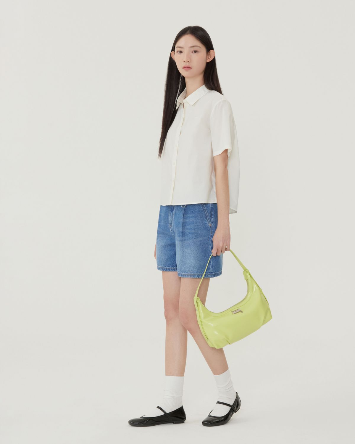 커버낫 우먼(COVERNAT WOMAN) 우먼 데일리 스몰 호보백 화이트
