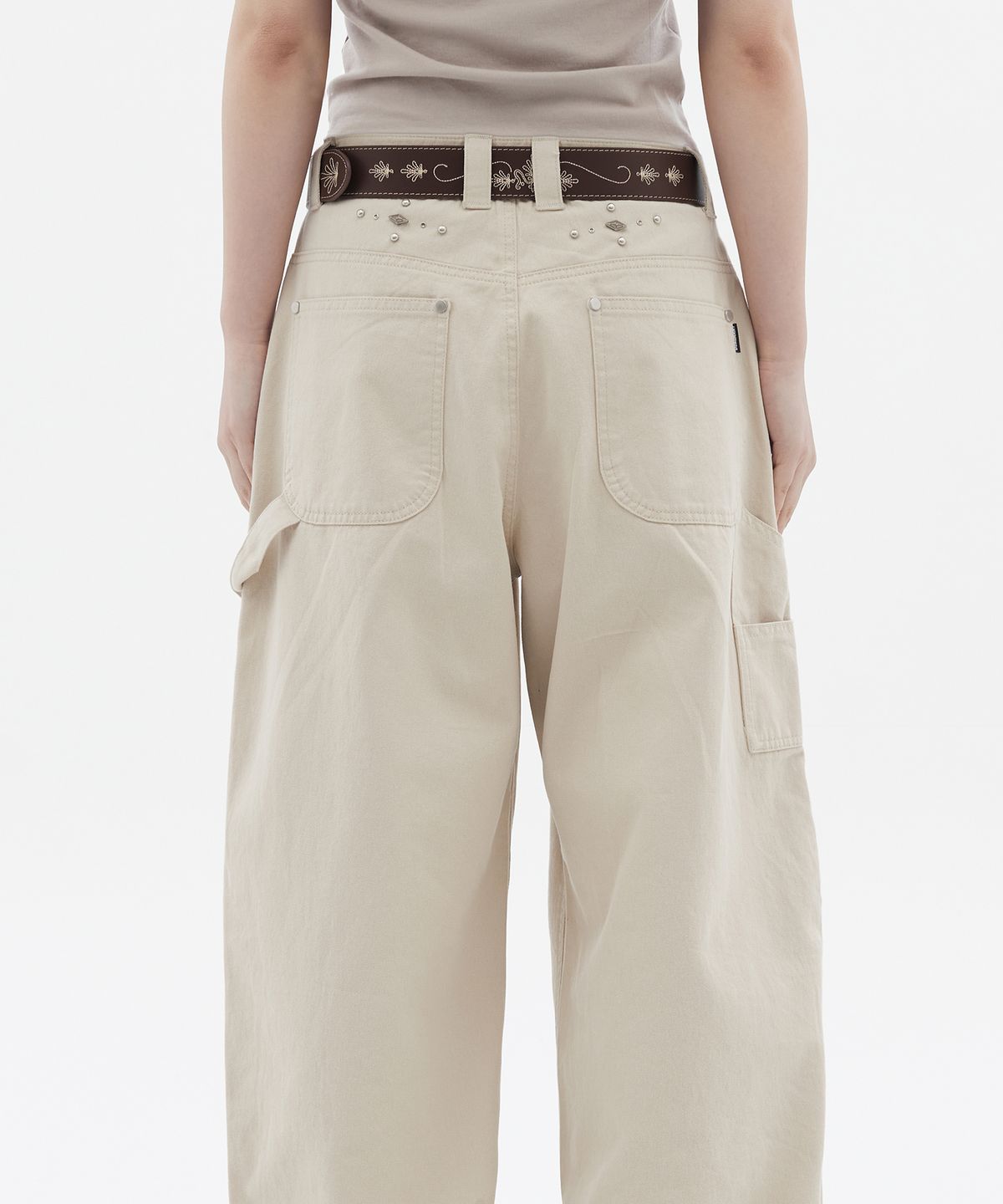 도미넌트(DOMINANT) Heritage Embroidery Belt_Brown