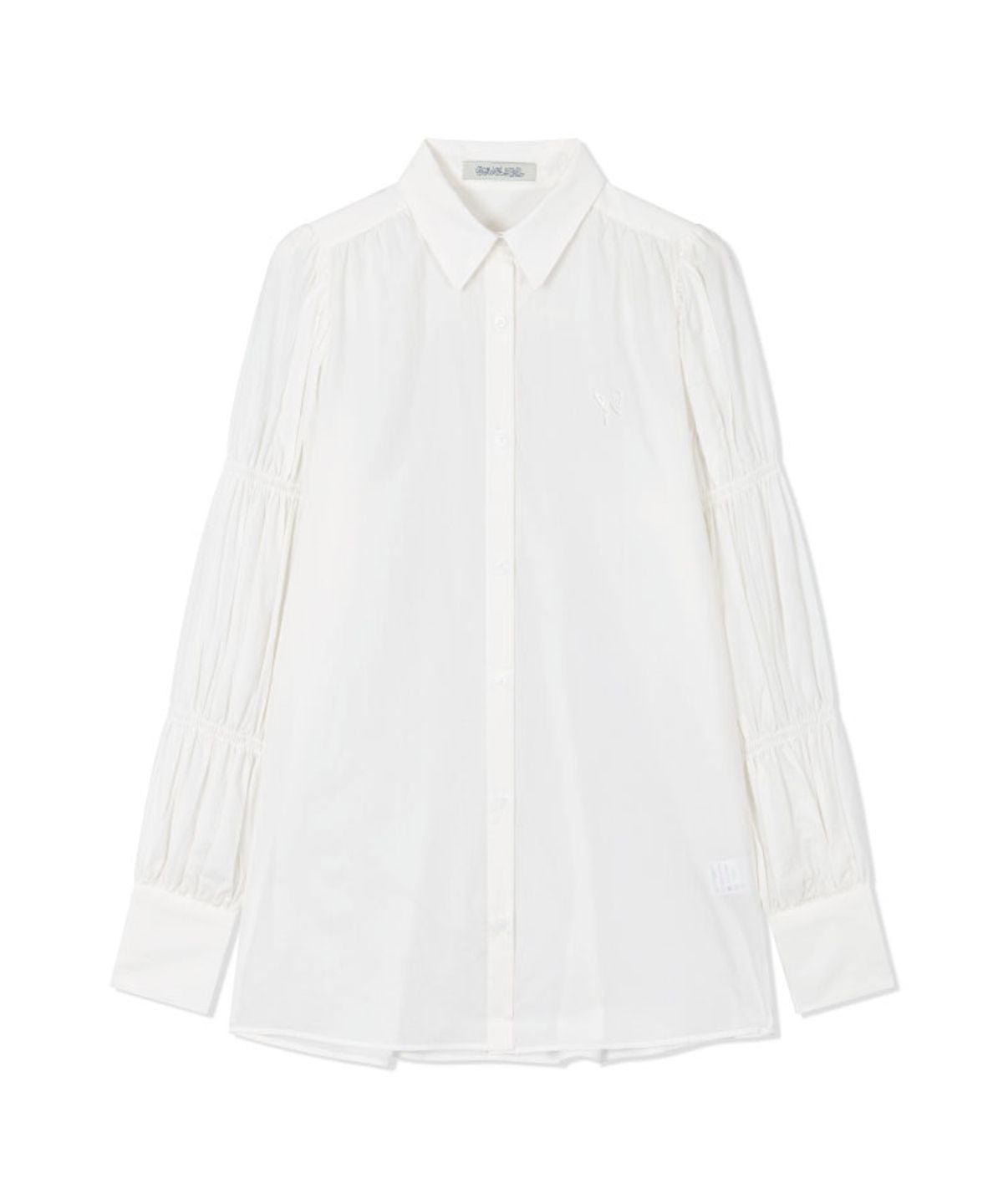 구월십일(GUWOLSIBIL) SMOCKING DRESS SHIRT WHITE
