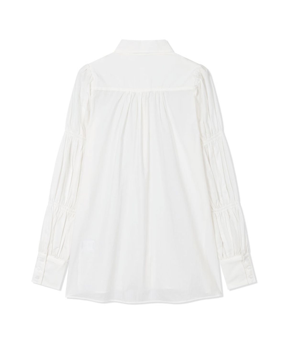 구월십일(GUWOLSIBIL) SMOCKING DRESS SHIRT WHITE