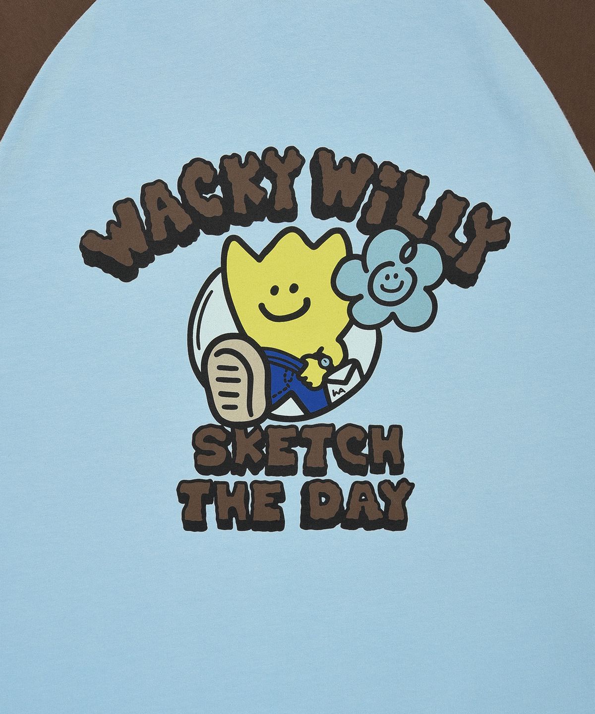 와키윌리(WACKY WILLY) 나글랑 롱슬리브 블루
