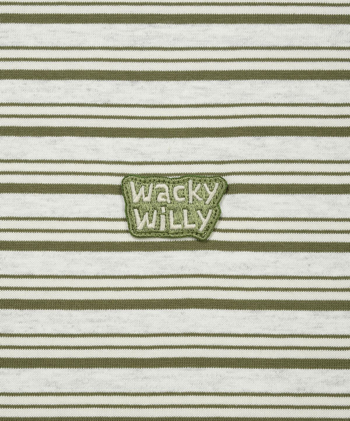 와키윌리(WACKY WILLY) 스트라이프 롱슬리브 오트밀