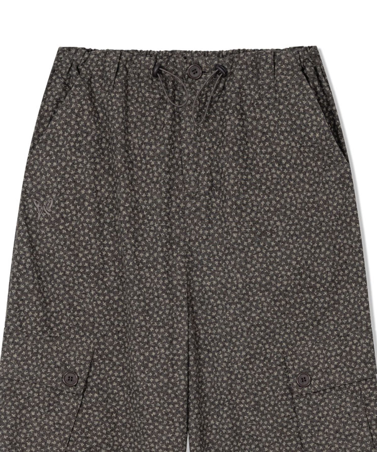 구월십일(GUWOLSIBIL) BOHEMIAN WIDE BANDING PANTS DEEP KHAKI