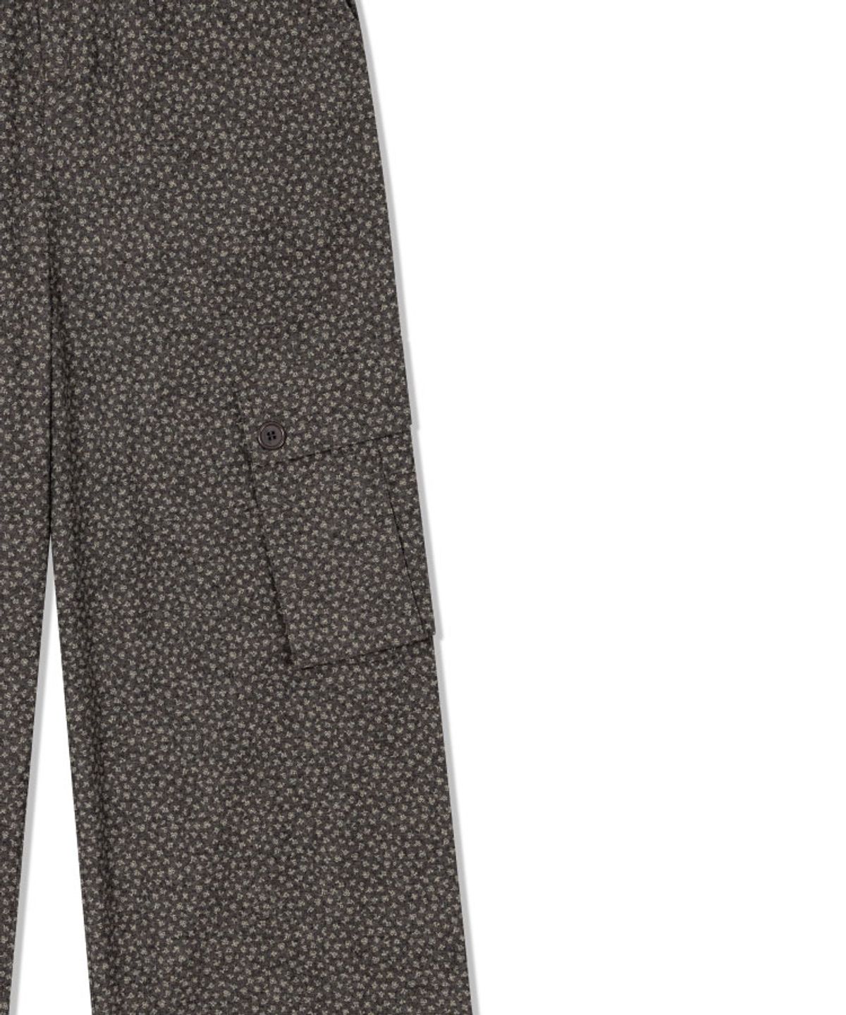 구월십일(GUWOLSIBIL) BOHEMIAN WIDE BANDING PANTS DEEP KHAKI