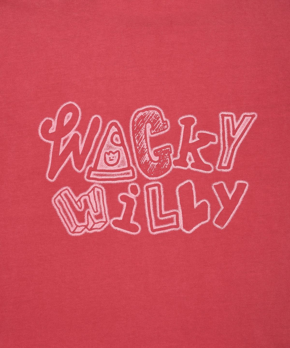 와키윌리(WACKY WILLY) 피그먼트 워싱 롱슬리브 핑크