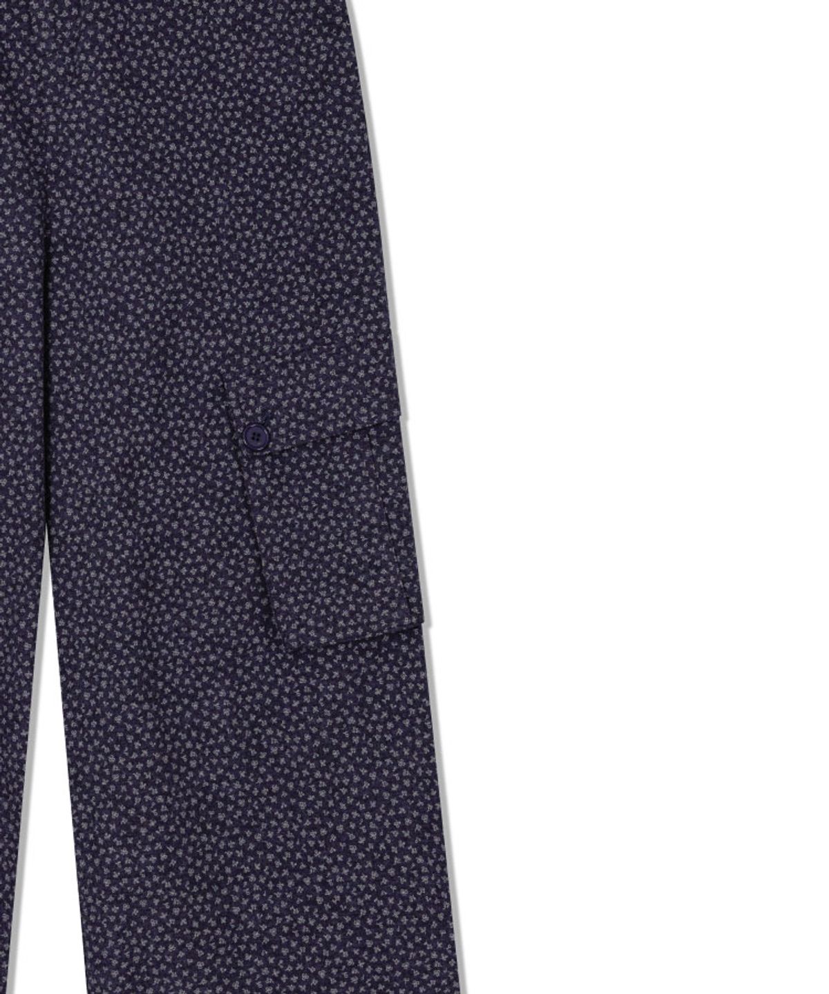 구월십일(GUWOLSIBIL) BOHEMIAN WIDE BANDING PANTS DARK PURPLE