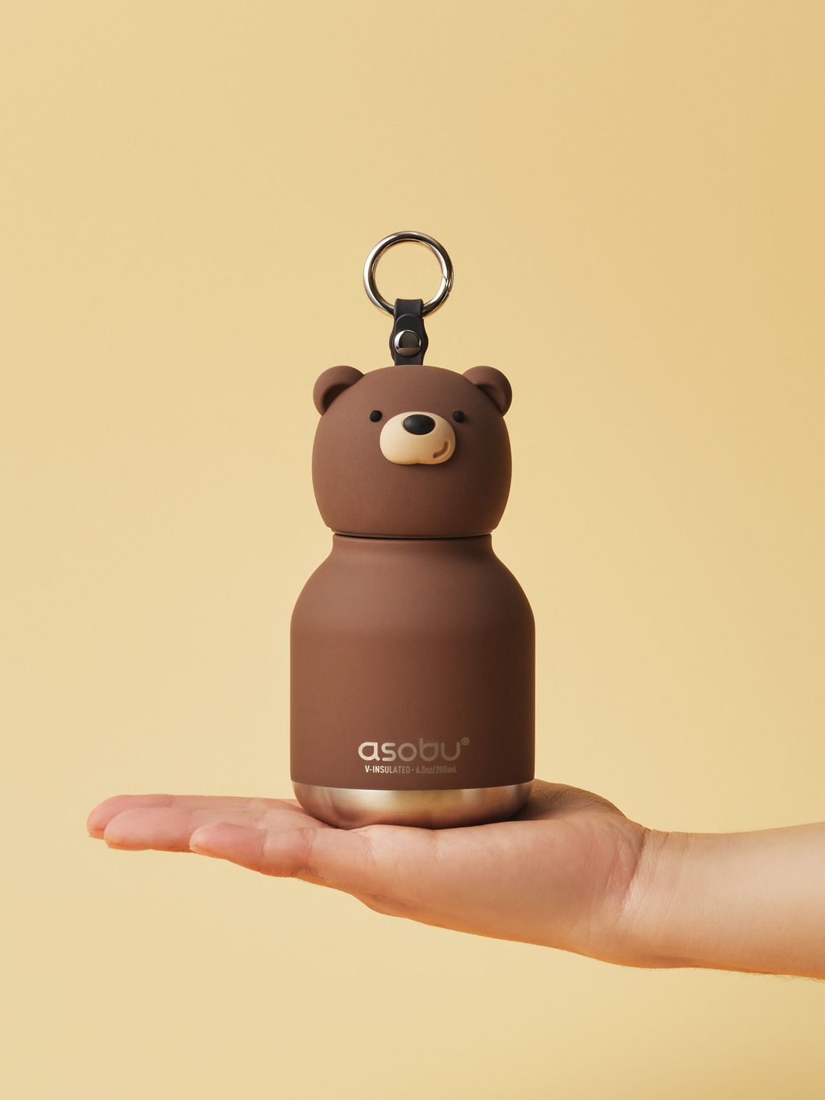 아소부(ASOBU) 진공스텐 보온보냉 캐릭터 키링 텀블러 미니 베스티 200ml