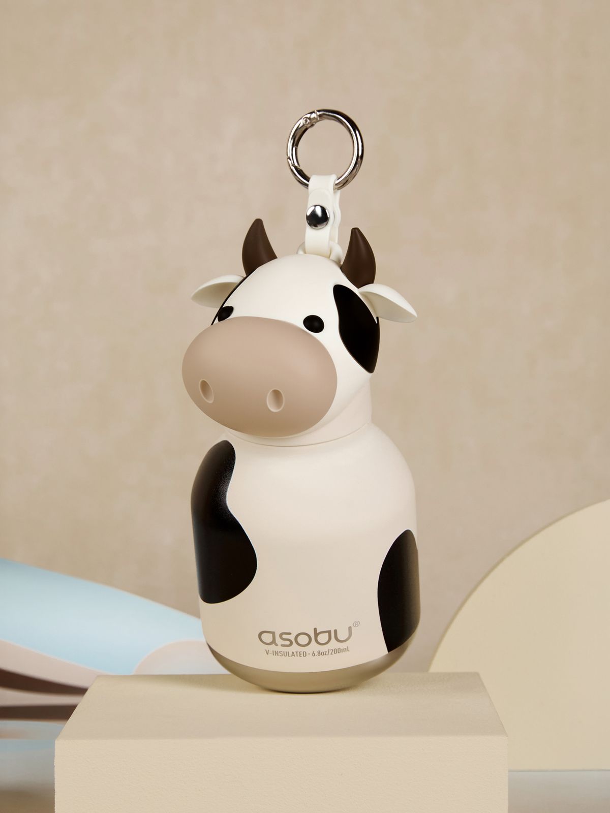 아소부(ASOBU) 진공스텐 보온보냉 캐릭터 키링 텀블러 미니 베스티 200ml