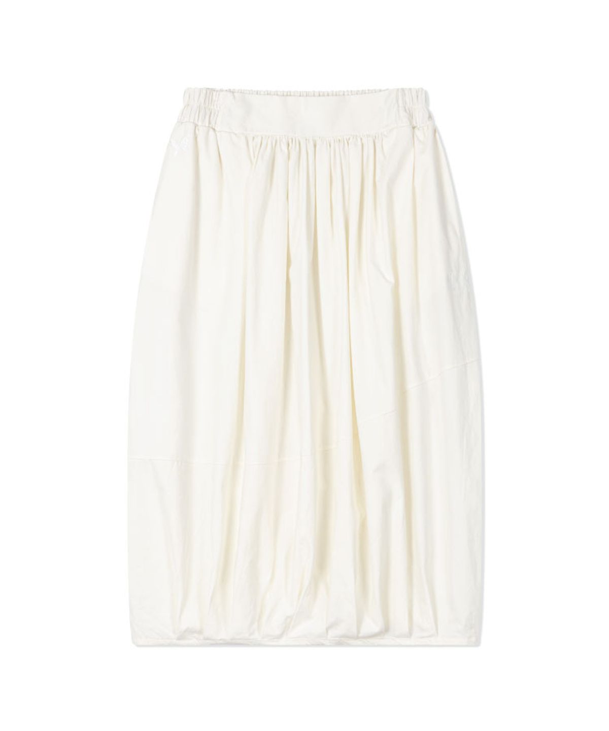 구월십일(GUWOLSIBIL) COTTON BANDING PUMP SKIRT WHITE