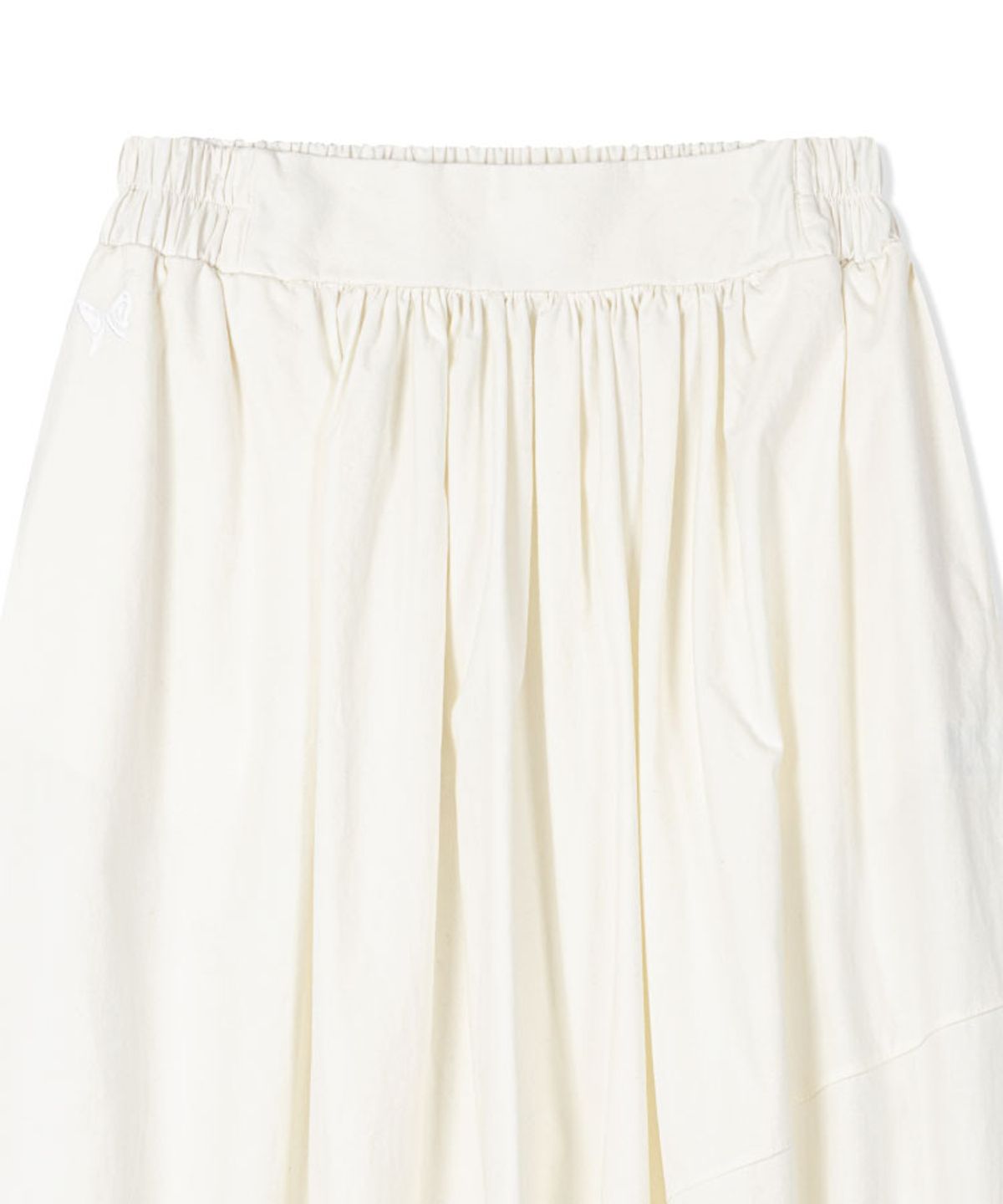 구월십일(GUWOLSIBIL) COTTON BANDING PUMP SKIRT WHITE