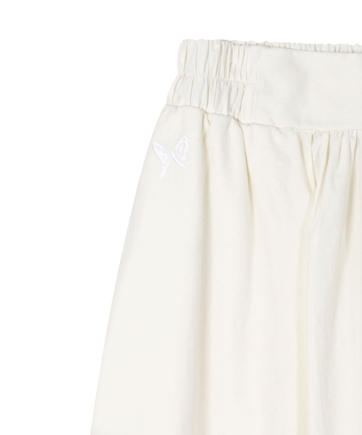 구월십일(GUWOLSIBIL) COTTON BANDING PUMP SKIRT WHITE