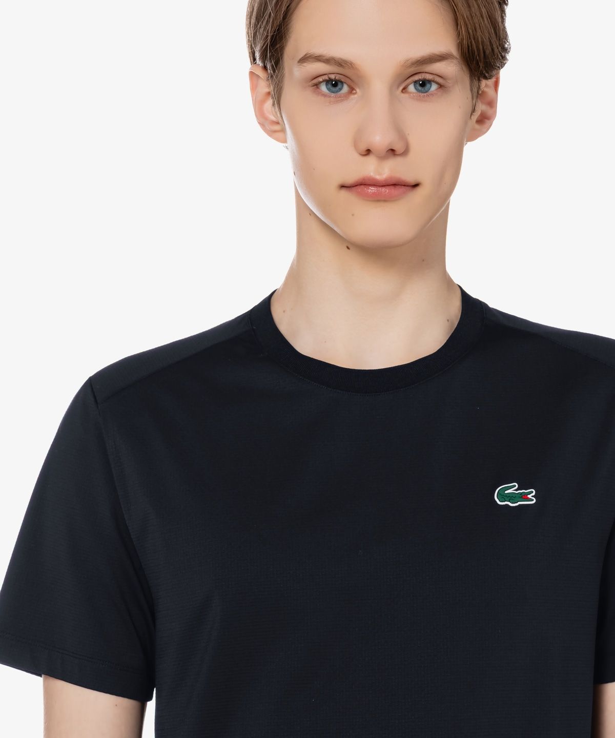 라코스테(LACOSTE) 남성 냉감 조직감 티셔츠 TH350E-55G HDE