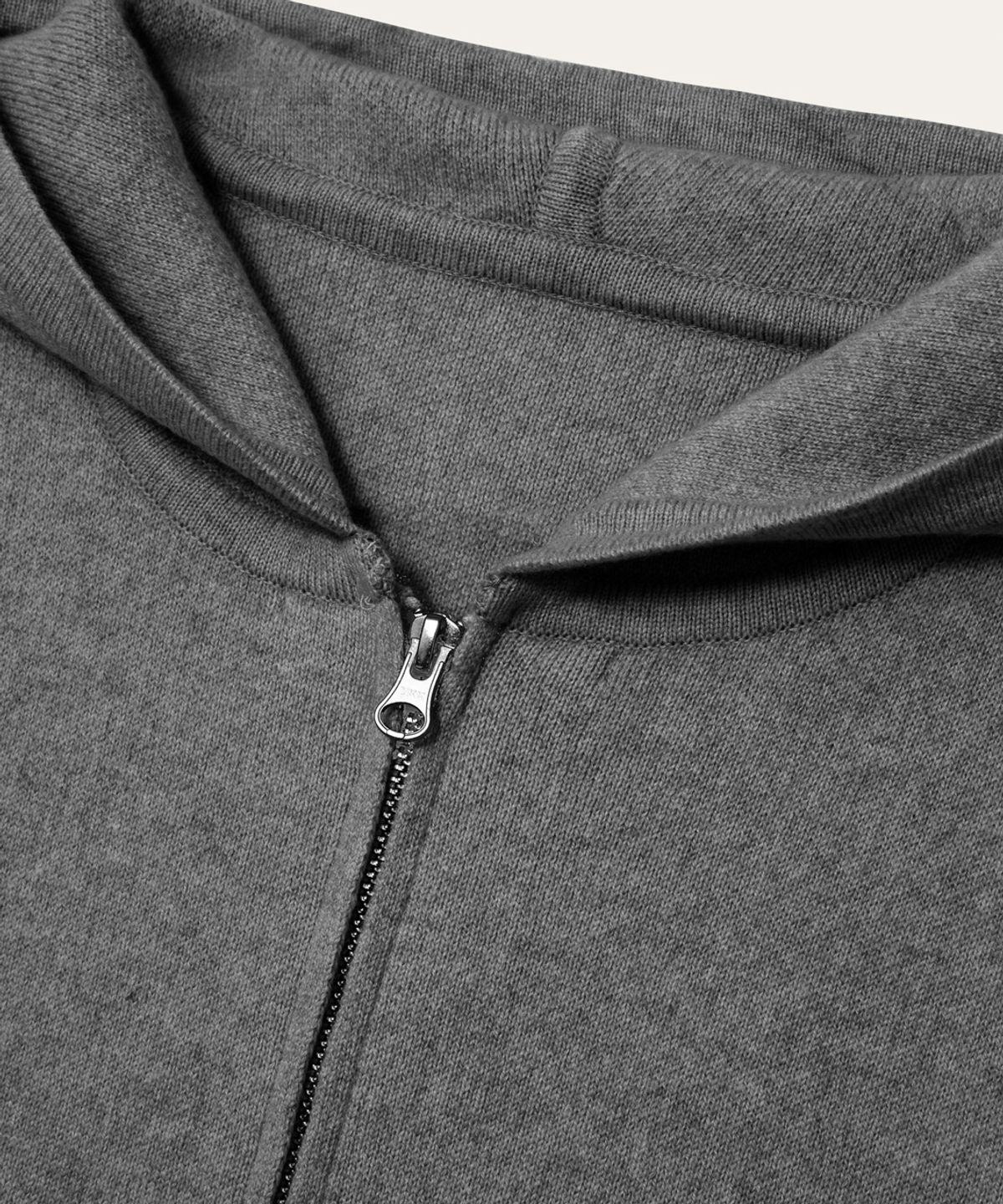 비베르데(VIIVERDE) Cashmere Hoodie Knit Zip Grey