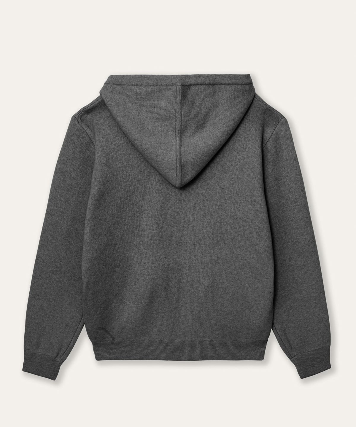 비베르데(VIIVERDE) Cashmere Hoodie Knit Zip Grey