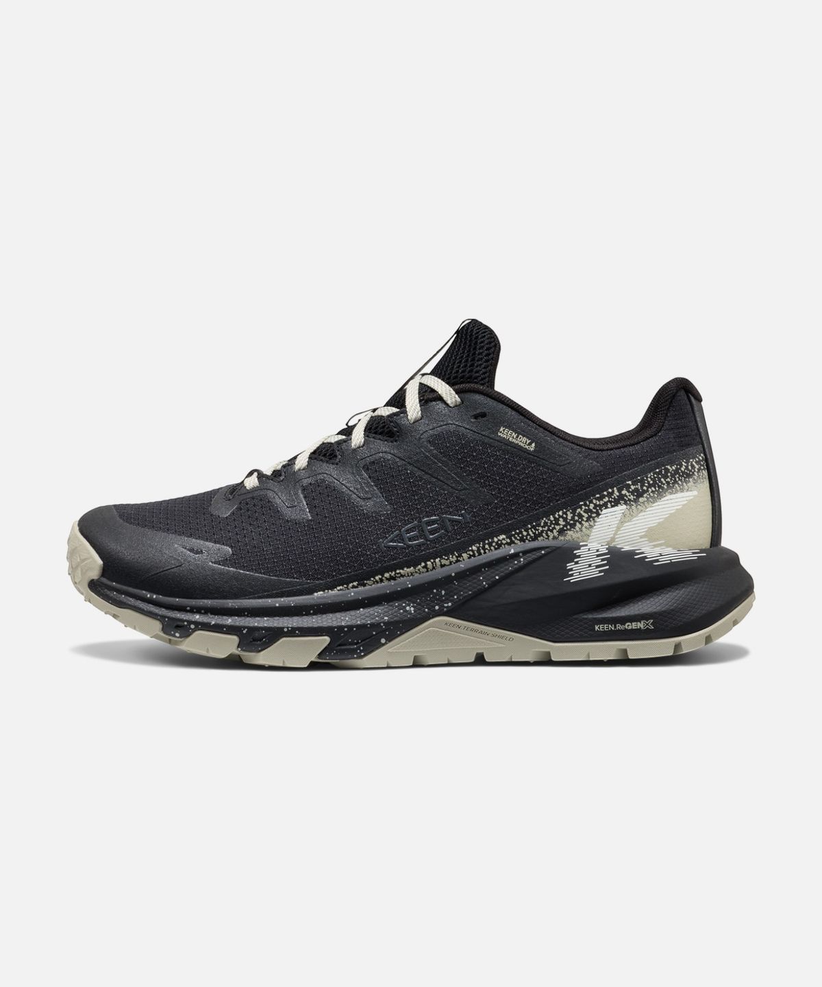 킨(KEEN) 타기 APEX 방수 블랙 남성 등산화 BLACK/GOLDEN CYPRESS