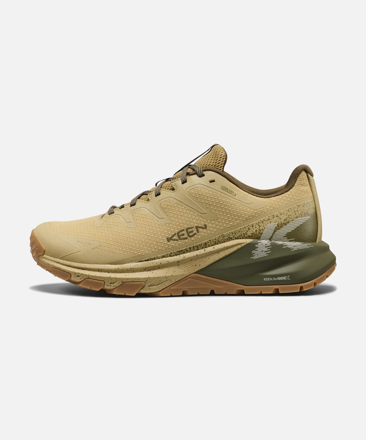 킨(KEEN) 타기 APEX 방수 남성 등산화 DARK OLIVE/KHAKI