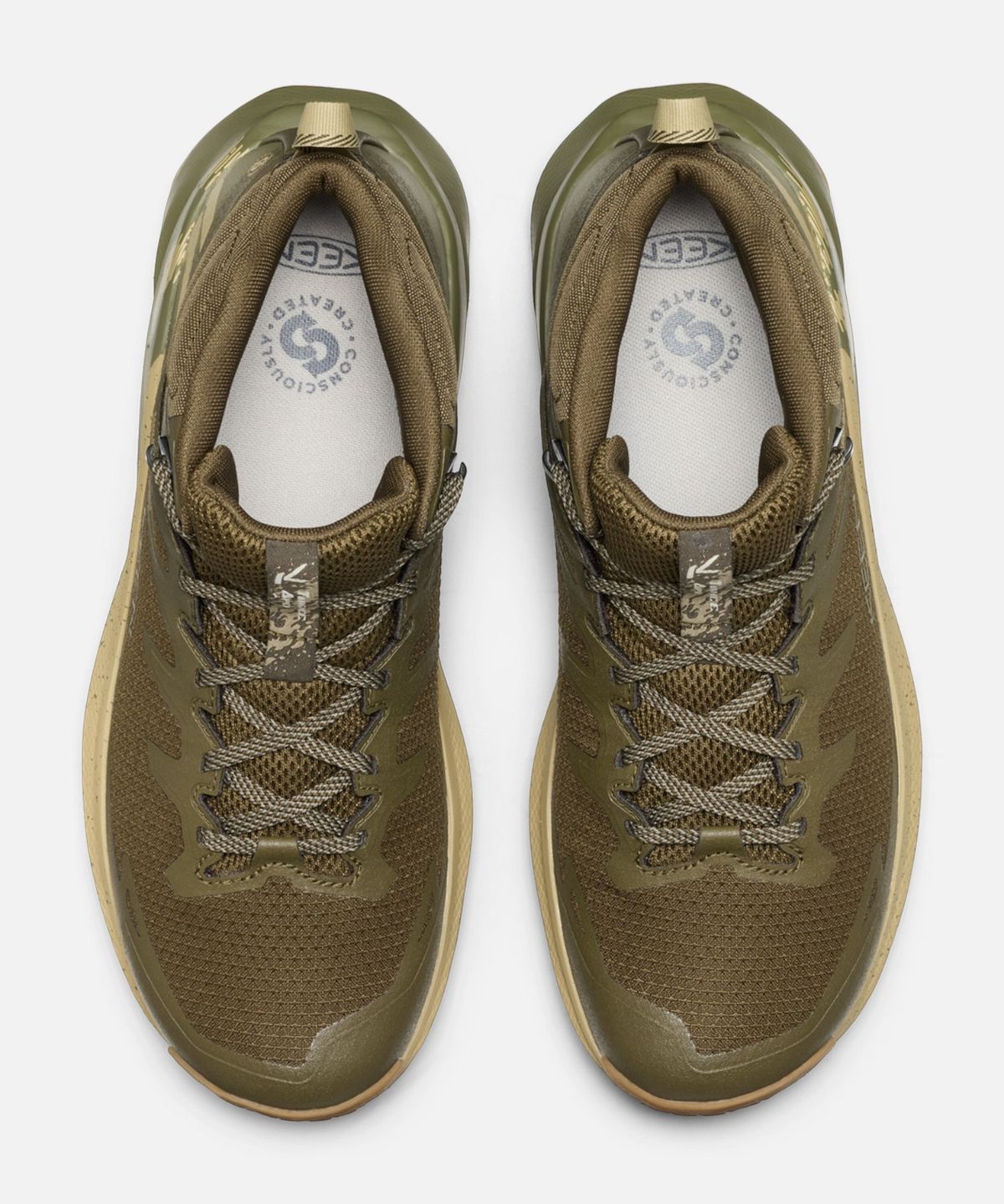 킨(KEEN) 타기 APEX 미드 방수 남성 등산화 DARK OLIVE/KHAKI