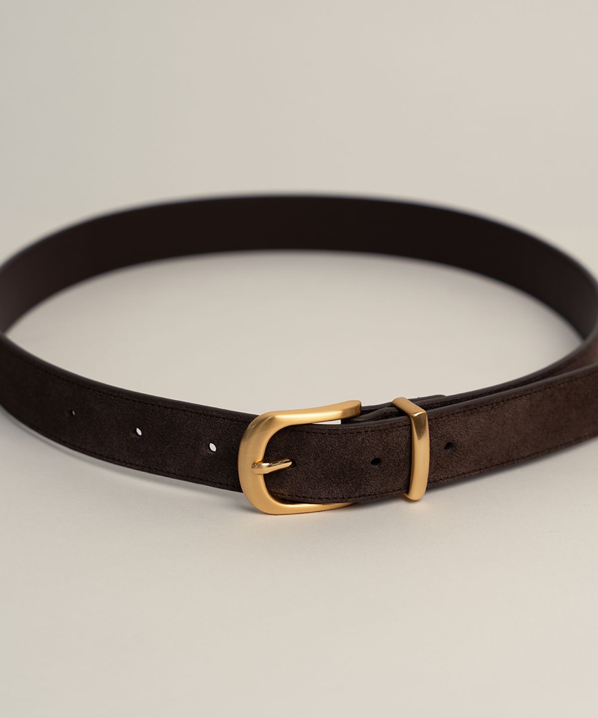 셀솝(SELSOP) 카밀라 베이직 벨트 CAMILA BASIC BELT / suede dark brown