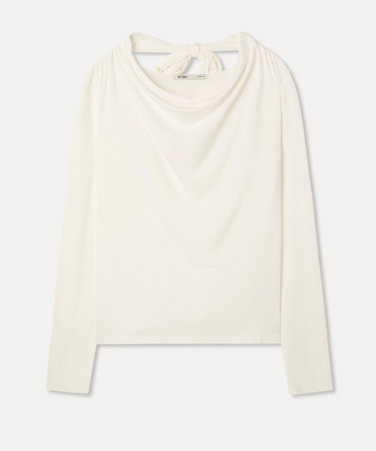 미쏘(MIXXO) 타이 긴팔 티셔츠_MIWLWG329A