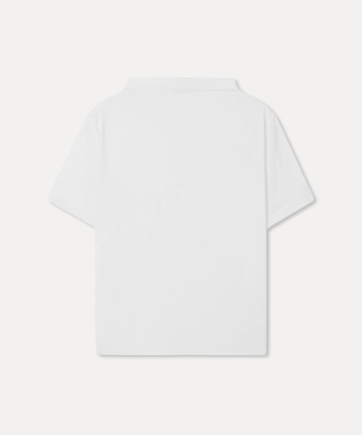미쏘(MIXXO) 모크넥 반팔 티셔츠_MIWHWG301A