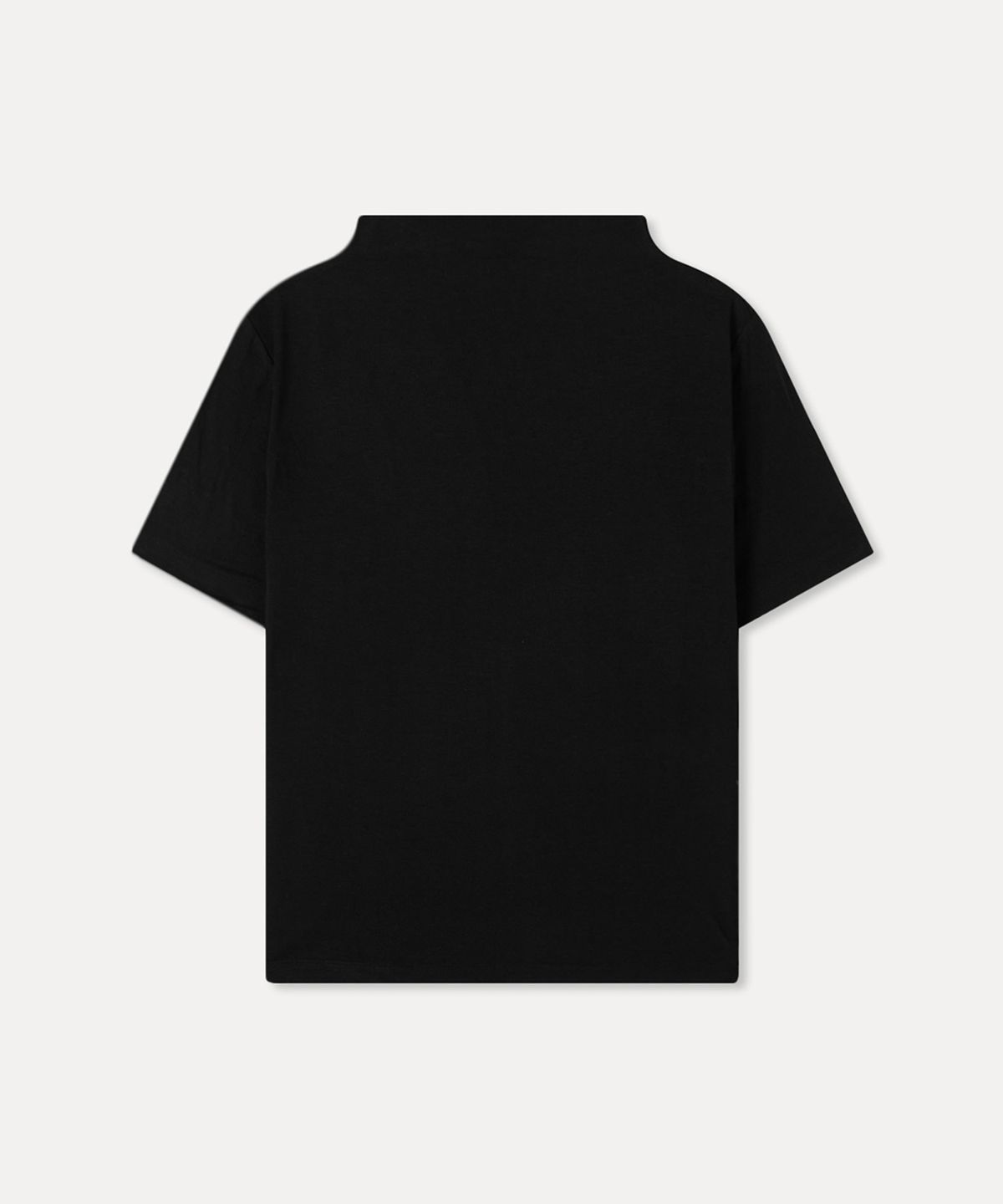 미쏘(MIXXO) 모크넥 반팔 티셔츠_MIWHWG301A