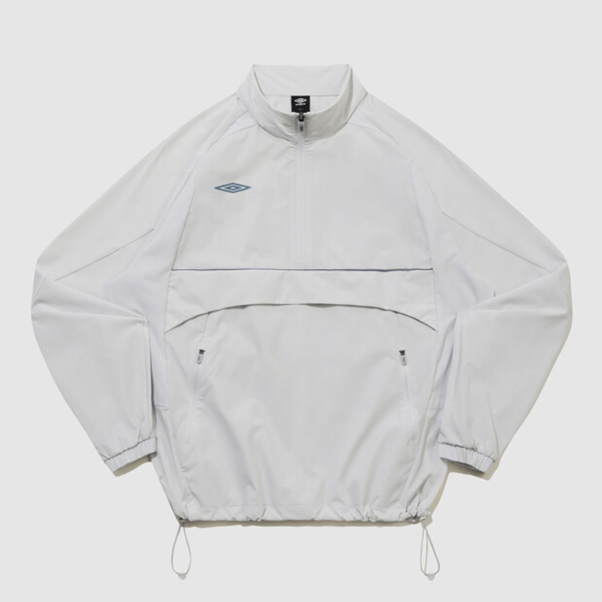 엄브로(UMBRO) 올라운드 스트레치 스탠넥 아노락 라이트 그레이 UR121SWT21