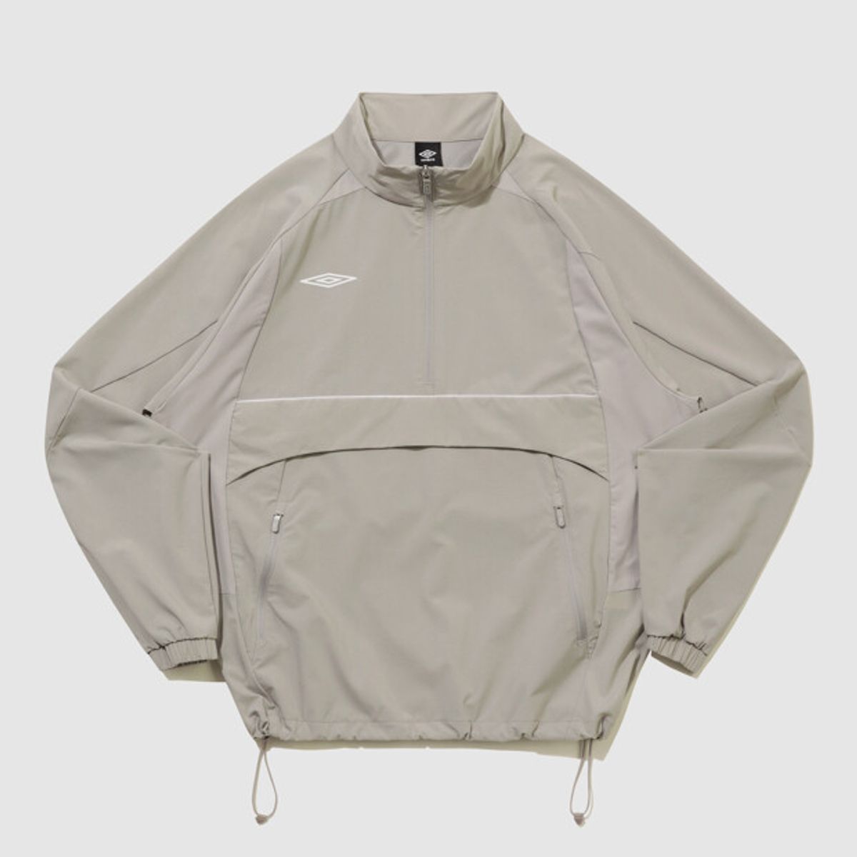 엄브로(UMBRO) 올라운드 스트레치 스탠넥 아노락 베이지 UR121SWT21