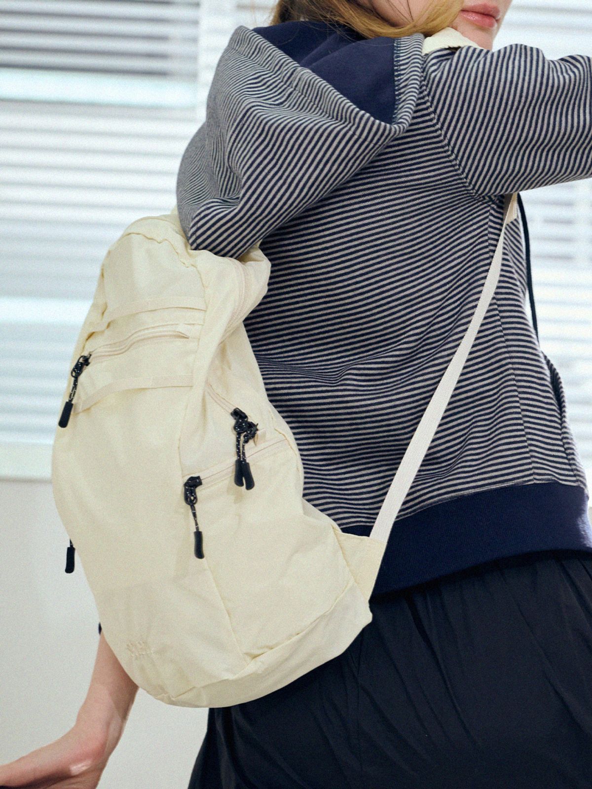 샐볼(SALBOL) 504 EASY BACKPACK [IVORY]