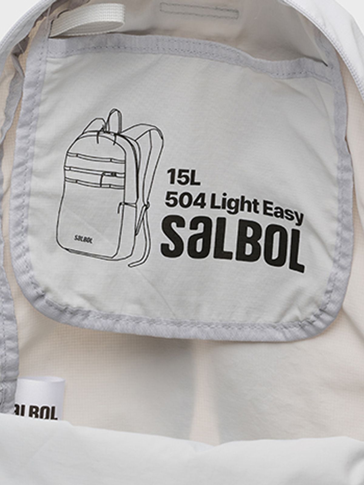 샐볼(SALBOL) 504 EASY BACKPACK [GRAY]