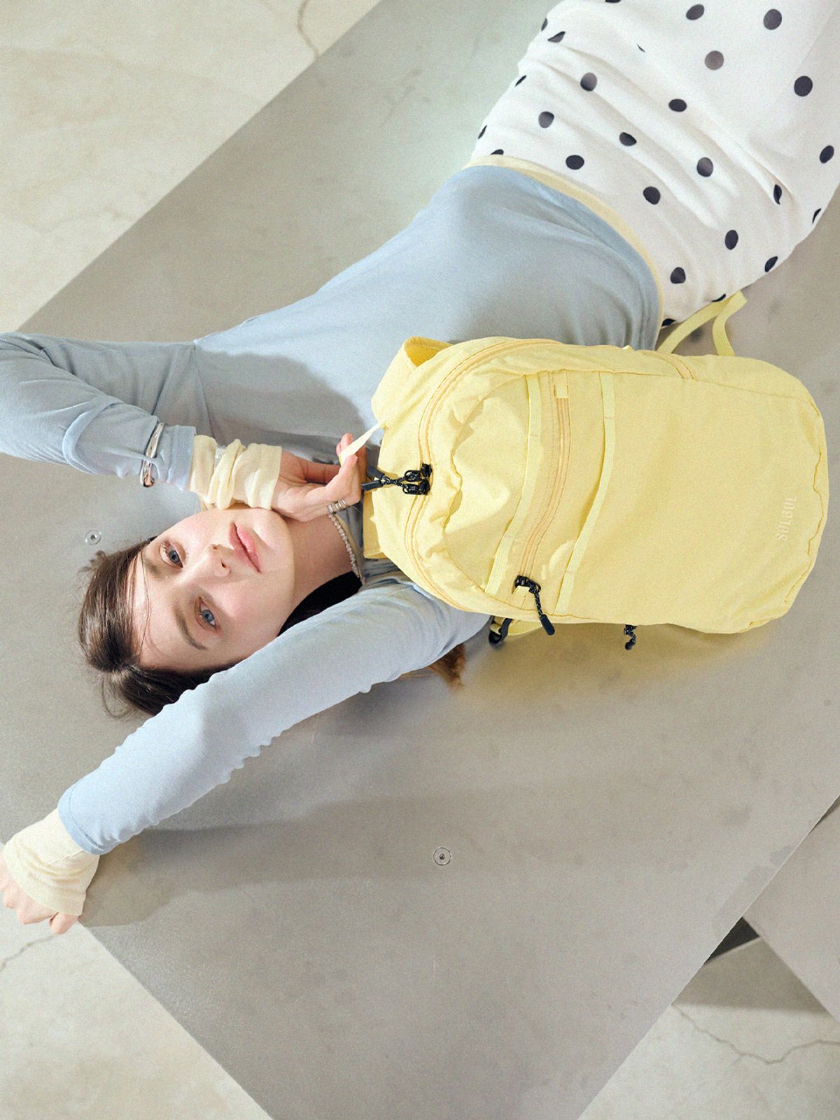 샐볼(SALBOL) 504 EASY BACKPACK [LEMON]