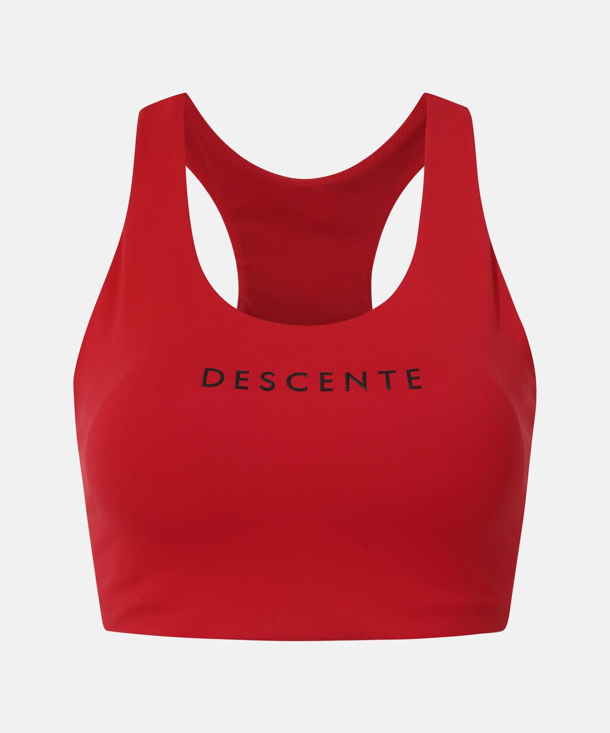 데상트(DESCENTE) 우먼스 숏 미디엄서포트 브라탑 레드 SR122PBR11