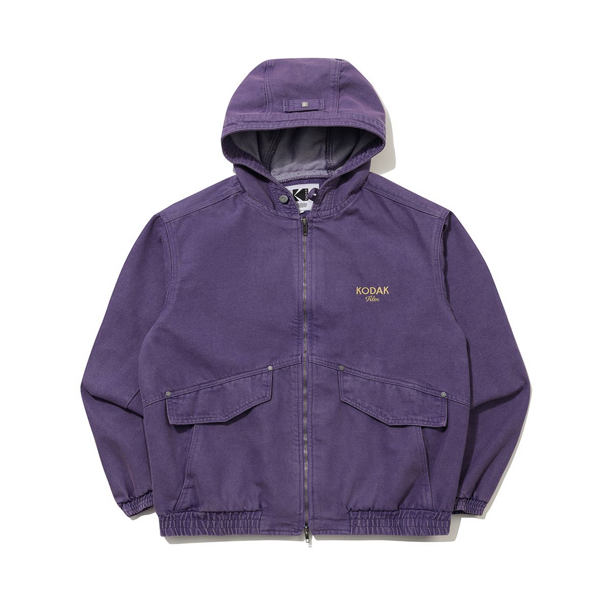 코닥(KODAK) RGB 데님 후드 자켓 PURPLE