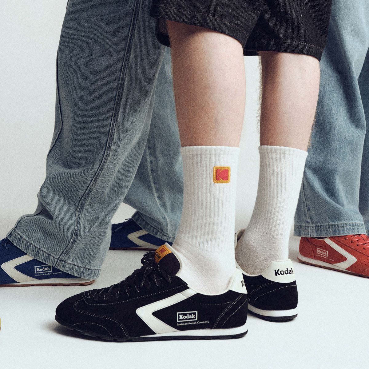 코닥(KODAK) RGB 스니커즈 BLACK
