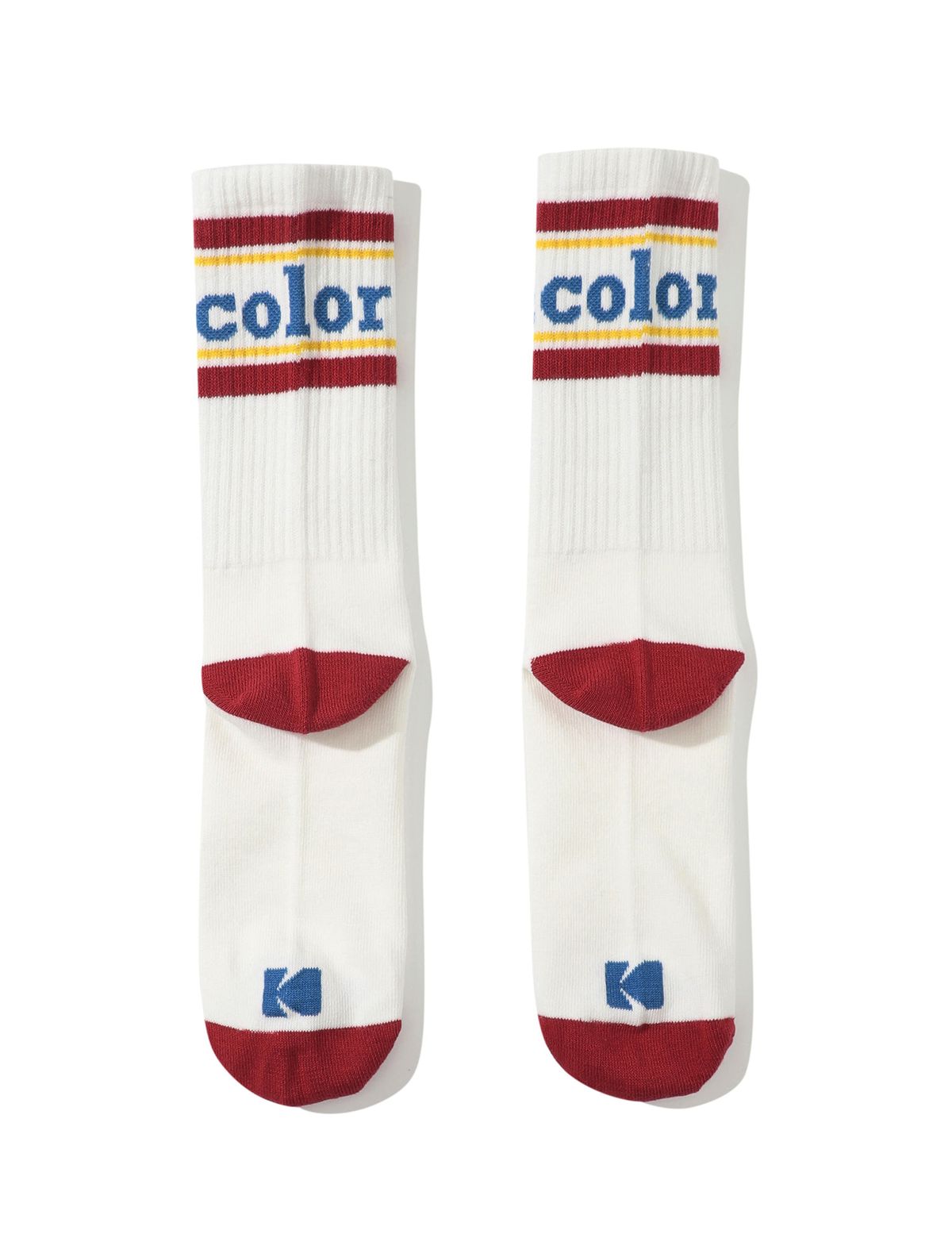 코닥(KODAK) 코다컬러 크루 삭스 BURGUNDY