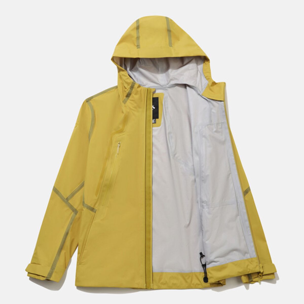 데상트(DESCENTE) 듀얼리스 3LAYER 쉘 자켓 머스타드 SR121DJK13