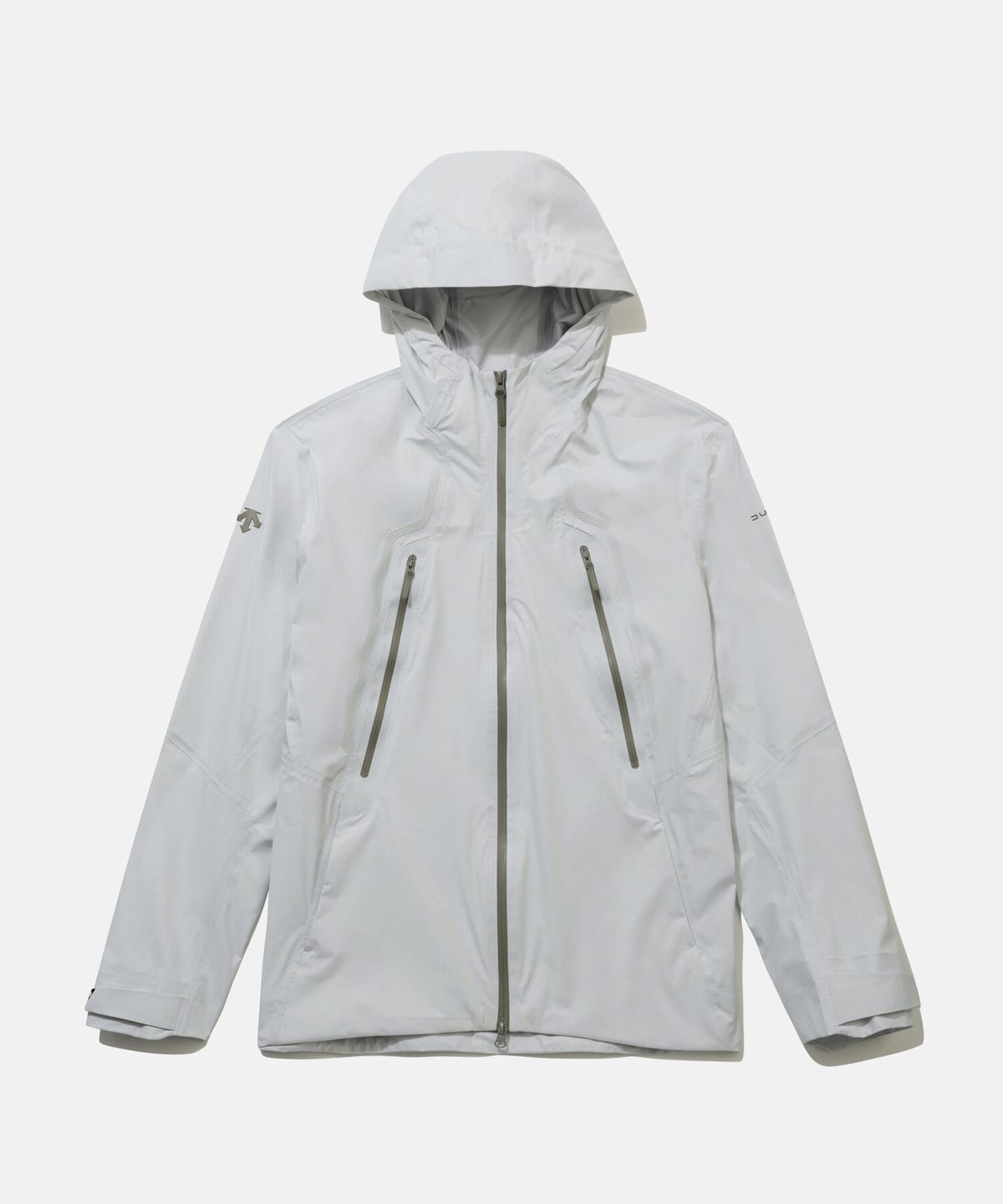 데상트(DESCENTE) 듀얼리스 3LAYER 쉘 자켓 라이트 그레이 SR121DJK13