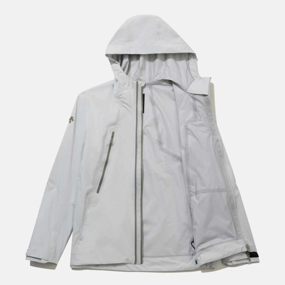 데상트(DESCENTE) 듀얼리스 3LAYER 쉘 자켓 라이트 그레이 SR121DJK13