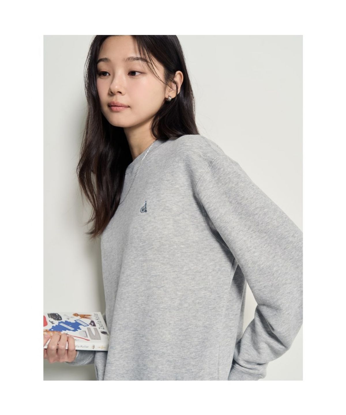 빈폴 멘(BEANPOLE MEN) [Essential] 스웨트 셔츠  라이트 그레이